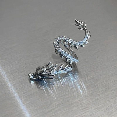 Sweet Cool Dragon Type Ear Clip Special-interest Design